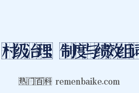 村级治理：制度与绩效组词是什么意思的图片
